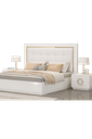 Cama L2130 x L1930 x A1180 Branco glossy