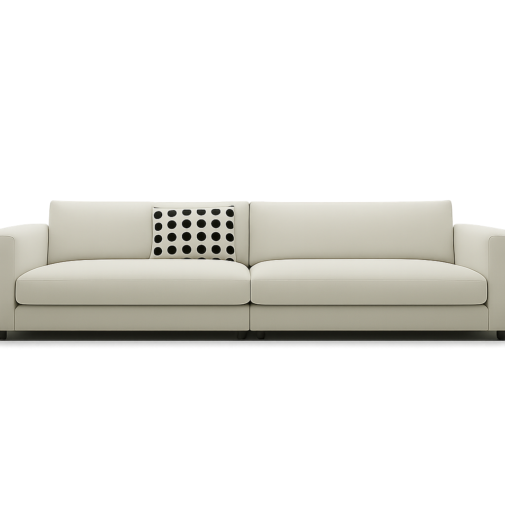 Sofa 3.5M Branco 2PC