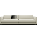 Sofa 3.5M Branco 2PC