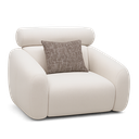Cadeira Sofa Cinza