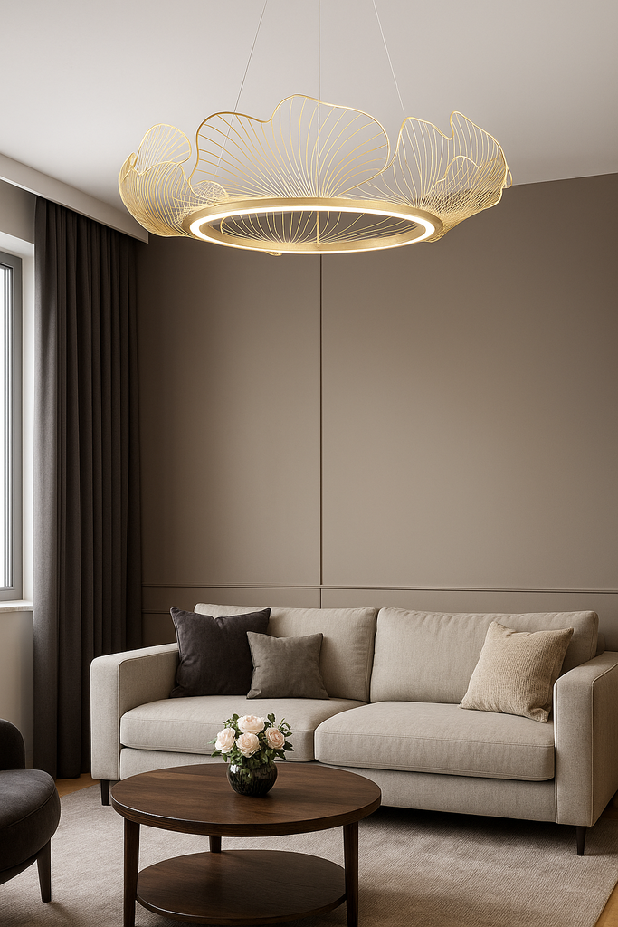 Candeeiro 68*22 CM Dourado