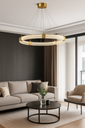 Candeeiro 60 CM Dourado