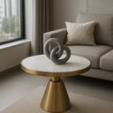 Mesa de Canto 500*500H Dourado