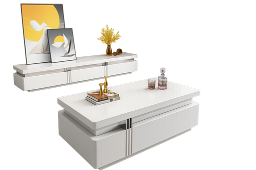 [90546-HCWT] Armário de corredor L2000 x L400 x A420 Branco glossy + Cromo