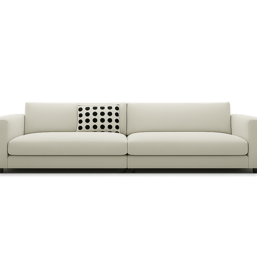 [S-21] Sofa 3.5M Branco 2PC
