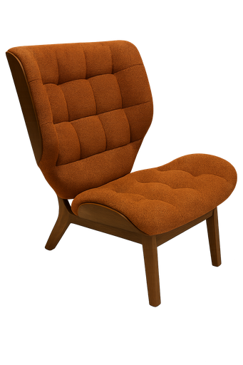 [Sofachair1088] Cadeira sofa castanho