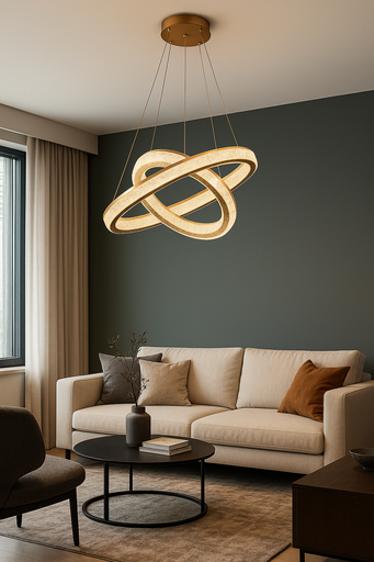 [90081] Candeeiro 60+40 CM Dourado