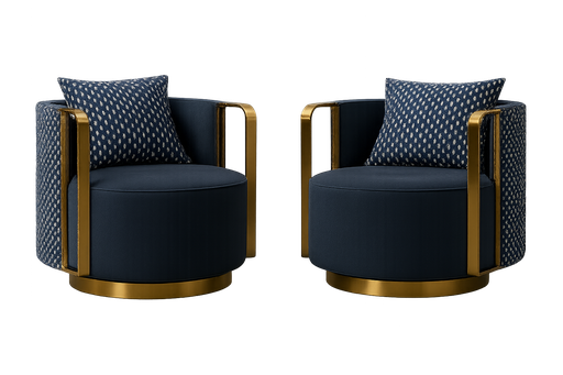 [XD-67] Cadeira Sofa azul
